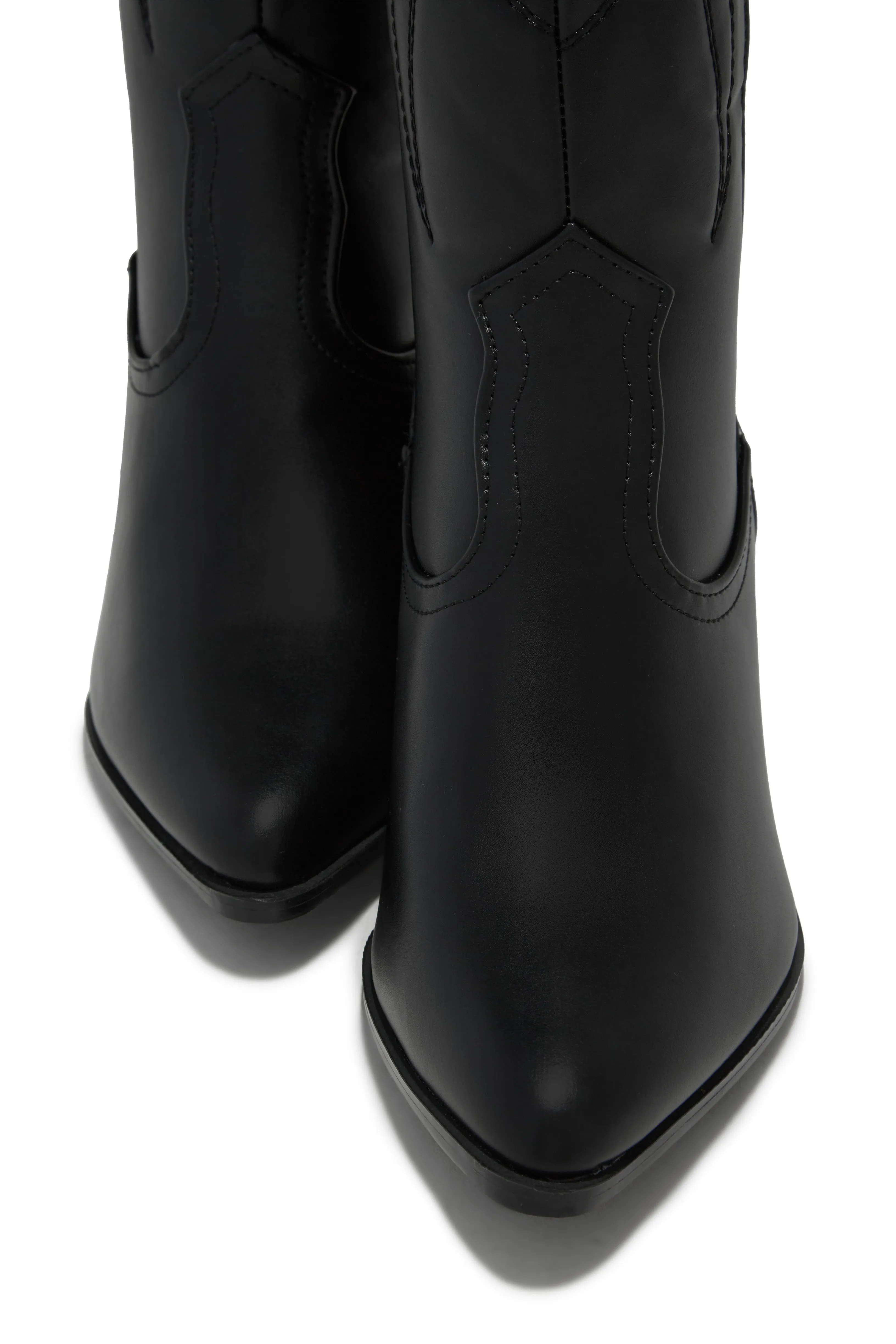 Miller Cowgirl Boots - Black sold by Miss Lola product image thumbnail 4