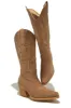 Abby Cowgirl Boots - Tan sold by Miss Lola