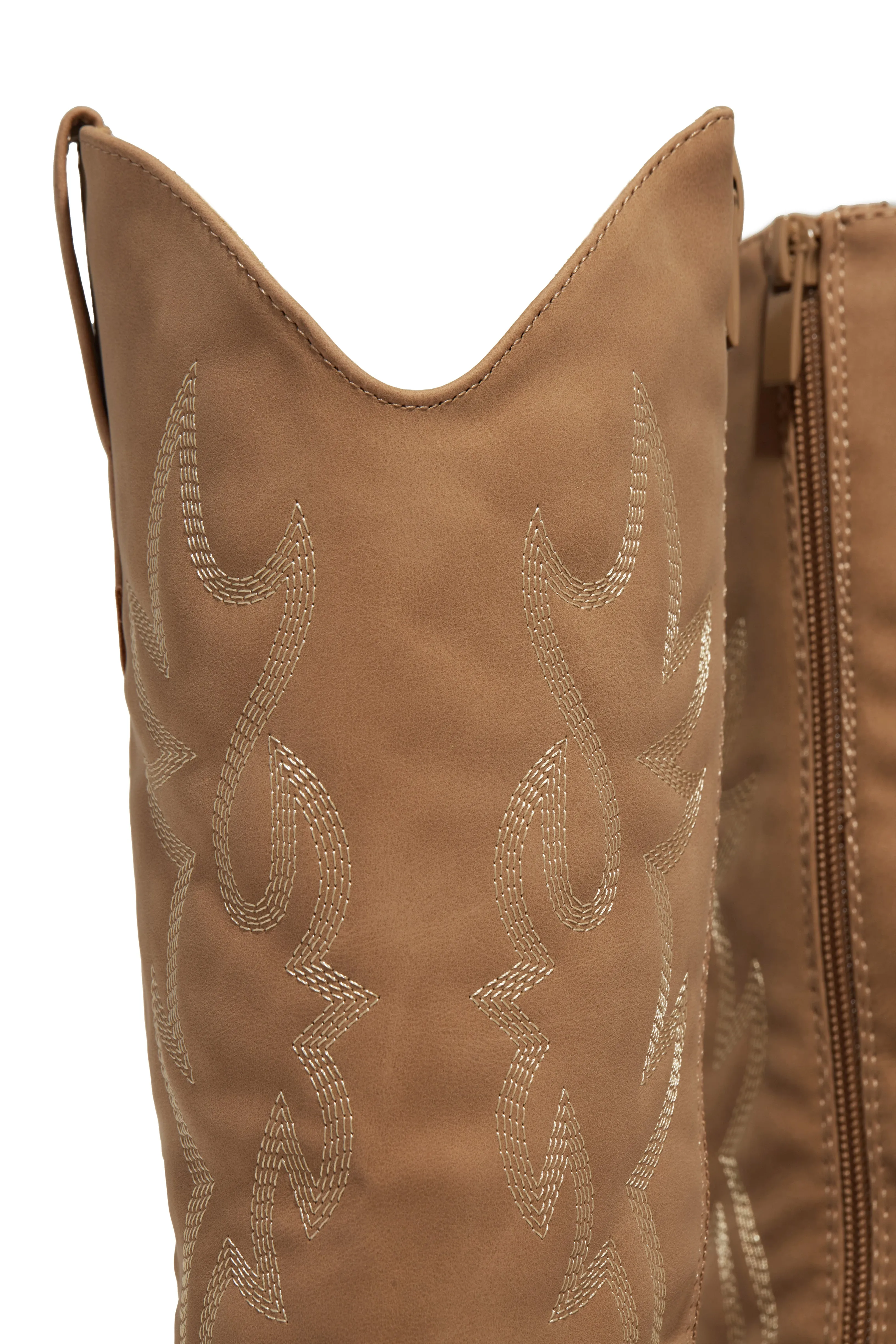 Abby Cowgirl Boots - Tan sold by Miss Lola product image thumbnail 2