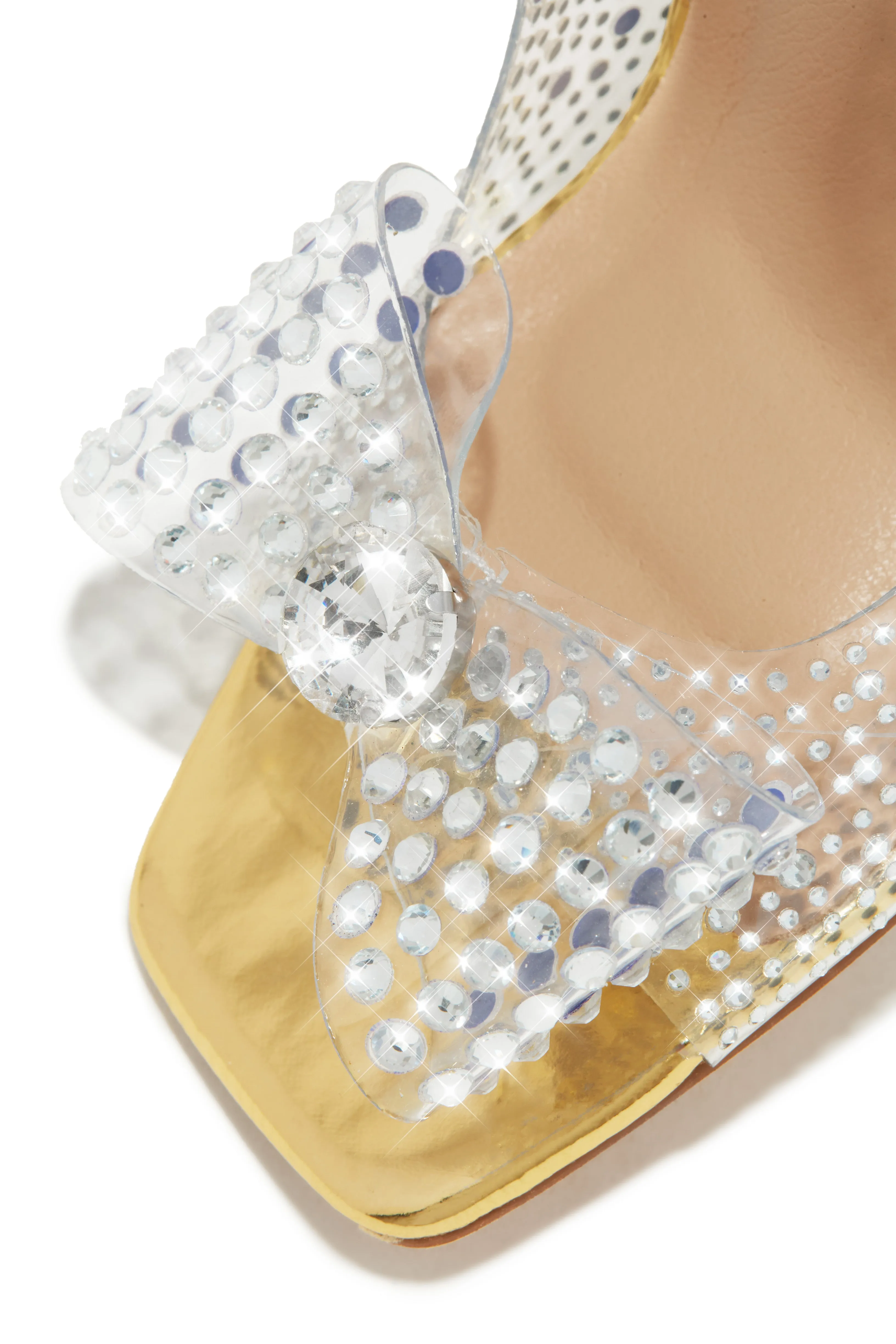 High Class Embellished Heels - Gold sold by Miss Lola product image thumbnail 4