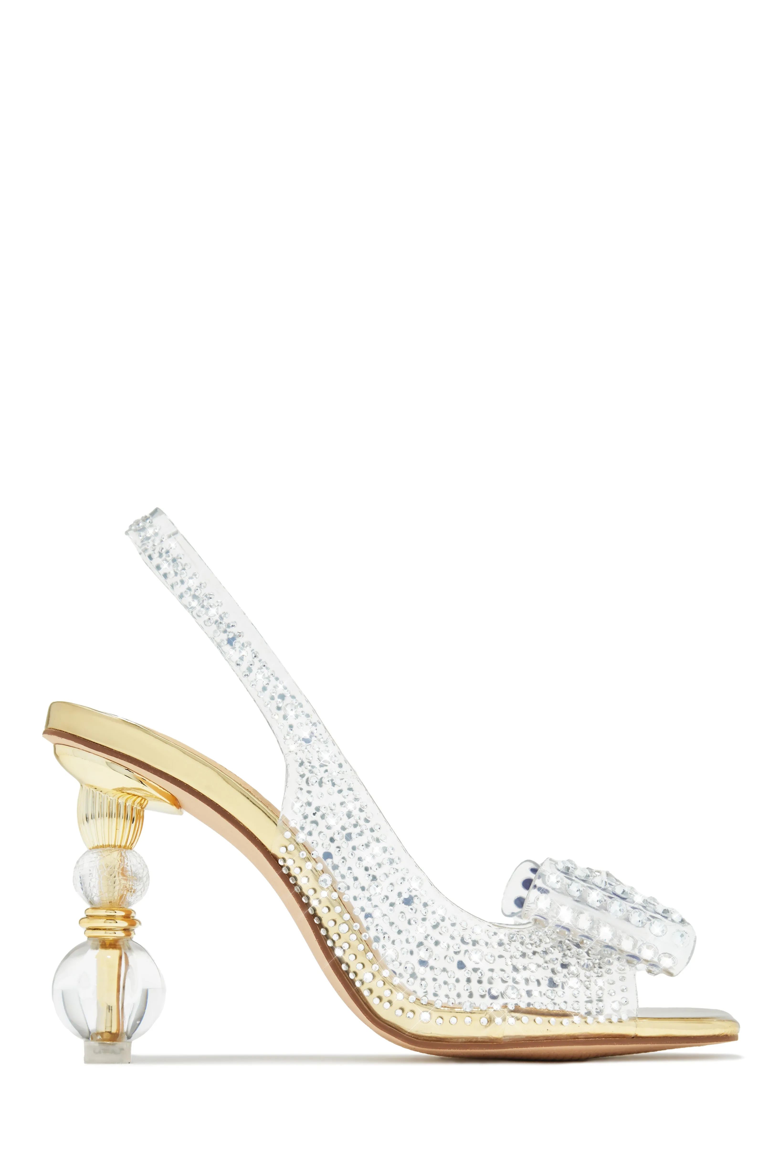 High Class Embellished Heels - Gold sold by Miss Lola product image thumbnail 5