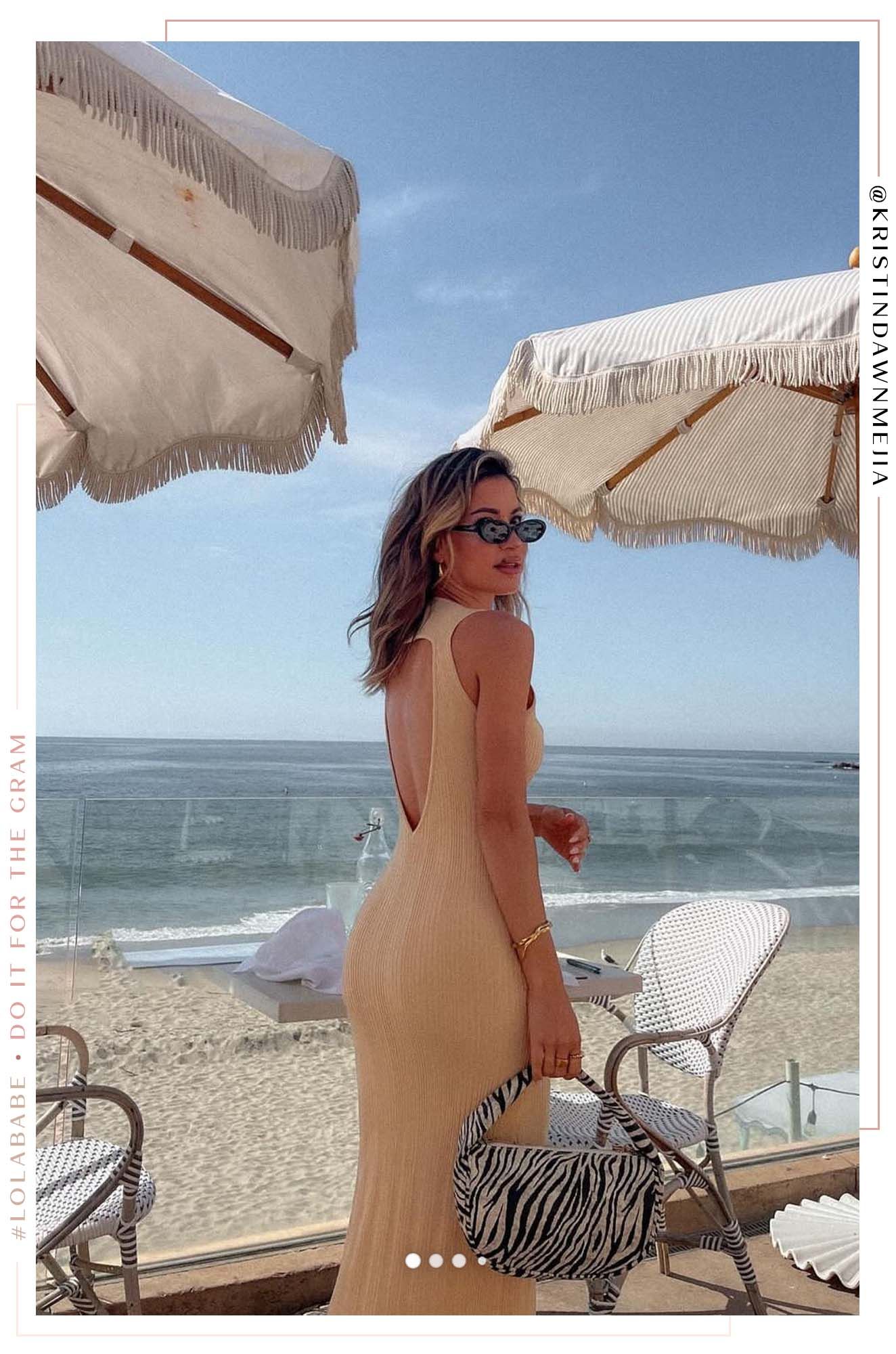 Aurora Midi Knit Dress - Yellow sold by Miss Lola product image thumbnail 5