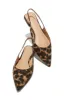 Mila Pointed Toe Flats - Leopard sold by Miss Lola