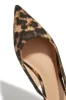 Mila Pointed Toe Flats - Leopard sold by Miss Lola