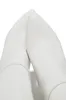 Fine Time Block Heel Knee High Boots - White sold by Miss Lola