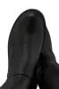 Maite Over The Knee Flat Boots - Black sold by Miss Lola