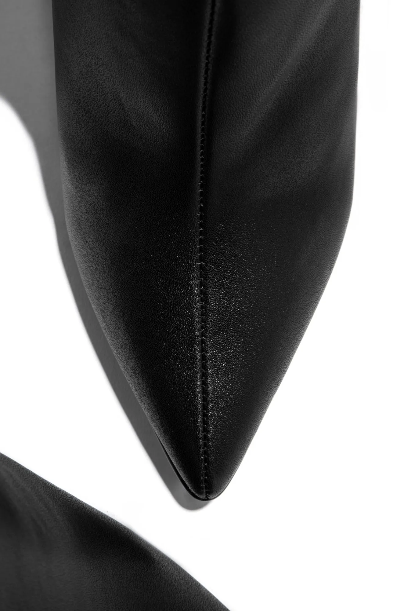 So Flirty Ruched Detailed Ankle Heel Boots - Black sold by Miss Lola product image thumbnail 5