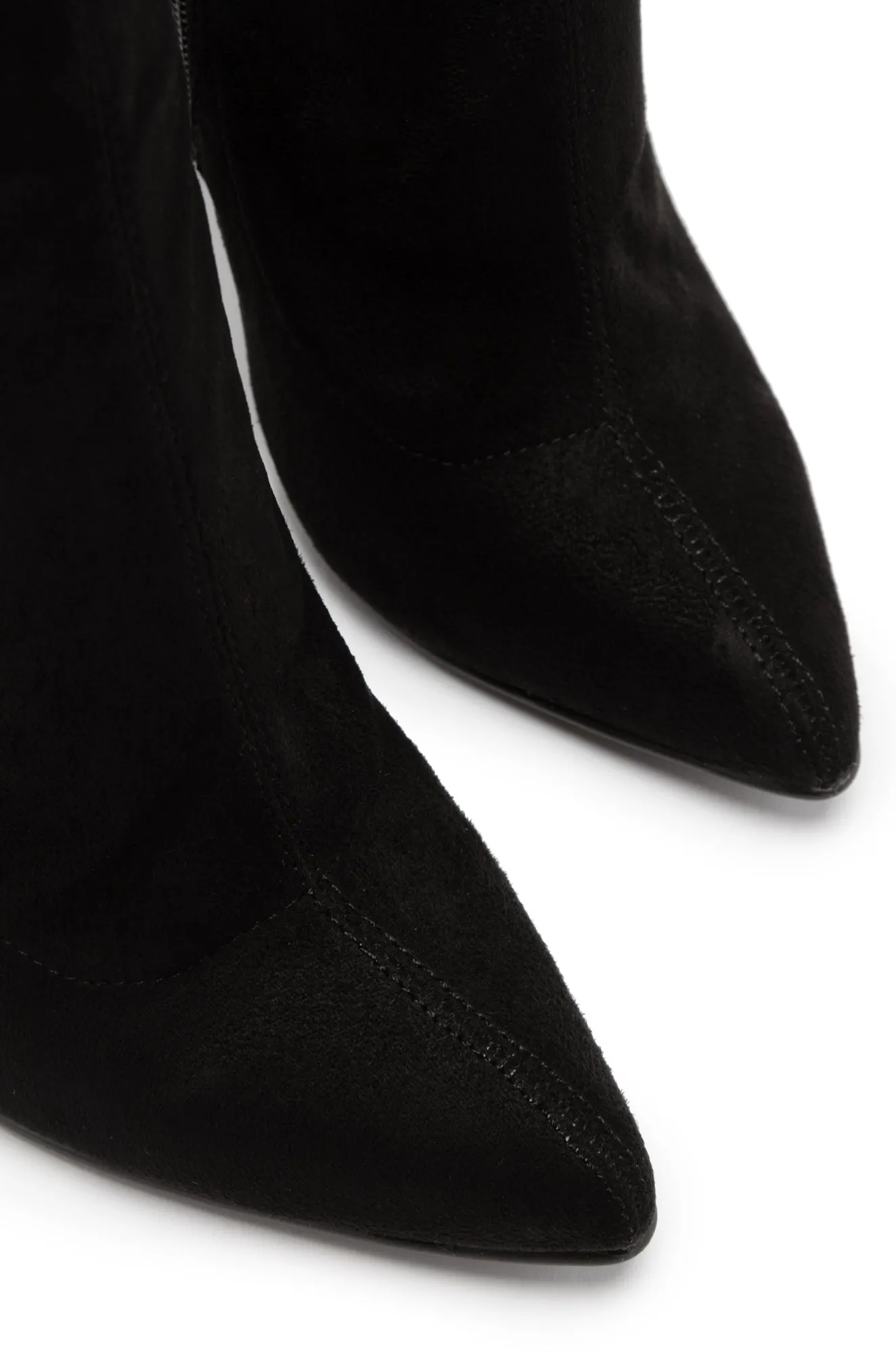 Guilt Trip Heel Ankle Boots - Black sold by Miss Lola product image thumbnail 4