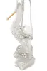 Elina Embellished Ankle Strap Pumps - White sold by Miss Lola