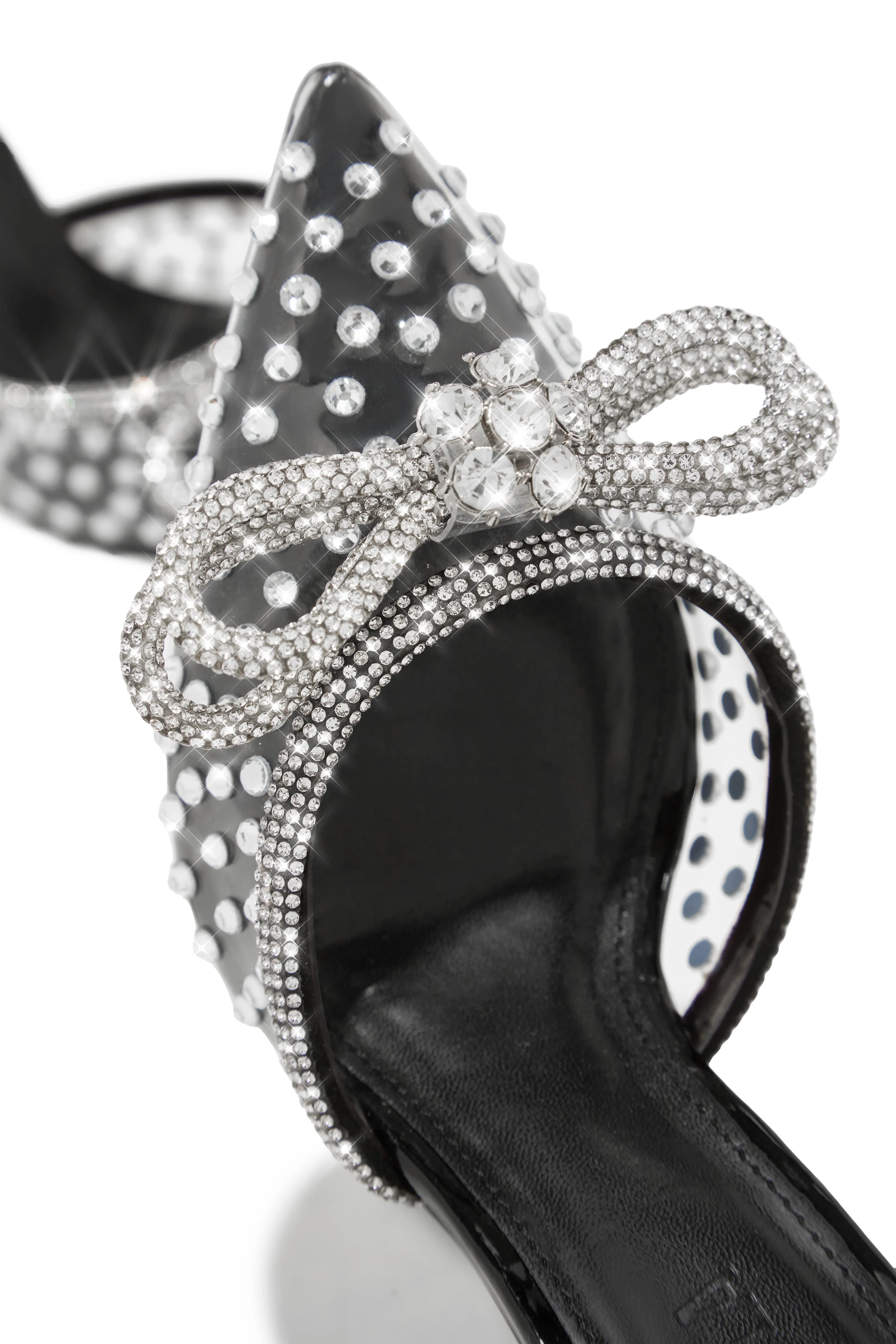 Elina Embellished Ankle Strap Pumps - Black sold by Miss Lola product image thumbnail 2