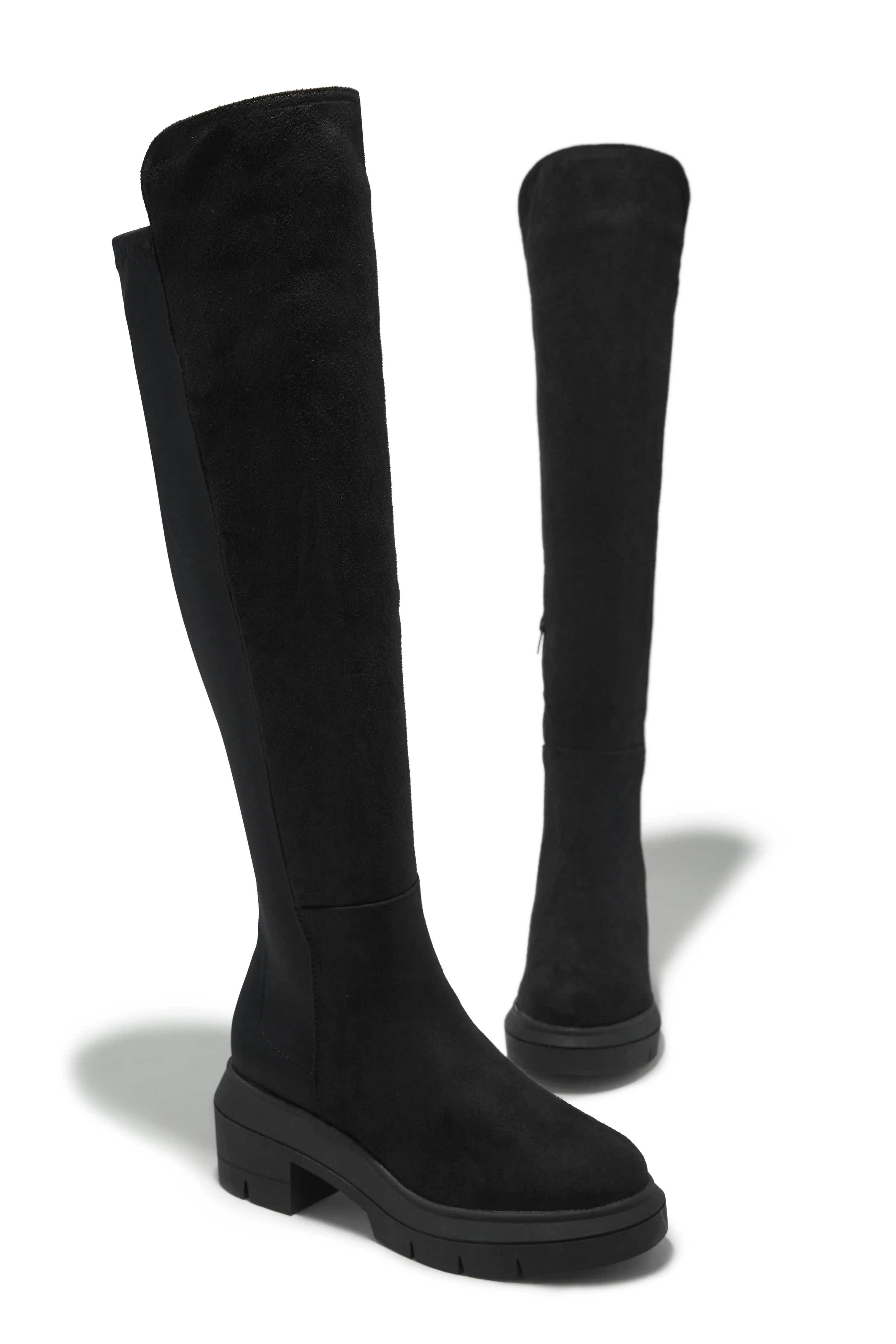 Zerah Over The Knee Boots - Black sold by Miss Lola product image thumbnail 2