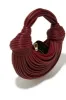 Azelie Double Knot Spaghetti Handbag - Cherry sold by Miss Lola