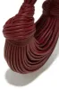 Azelie Double Knot Spaghetti Handbag - Cherry sold by Miss Lola