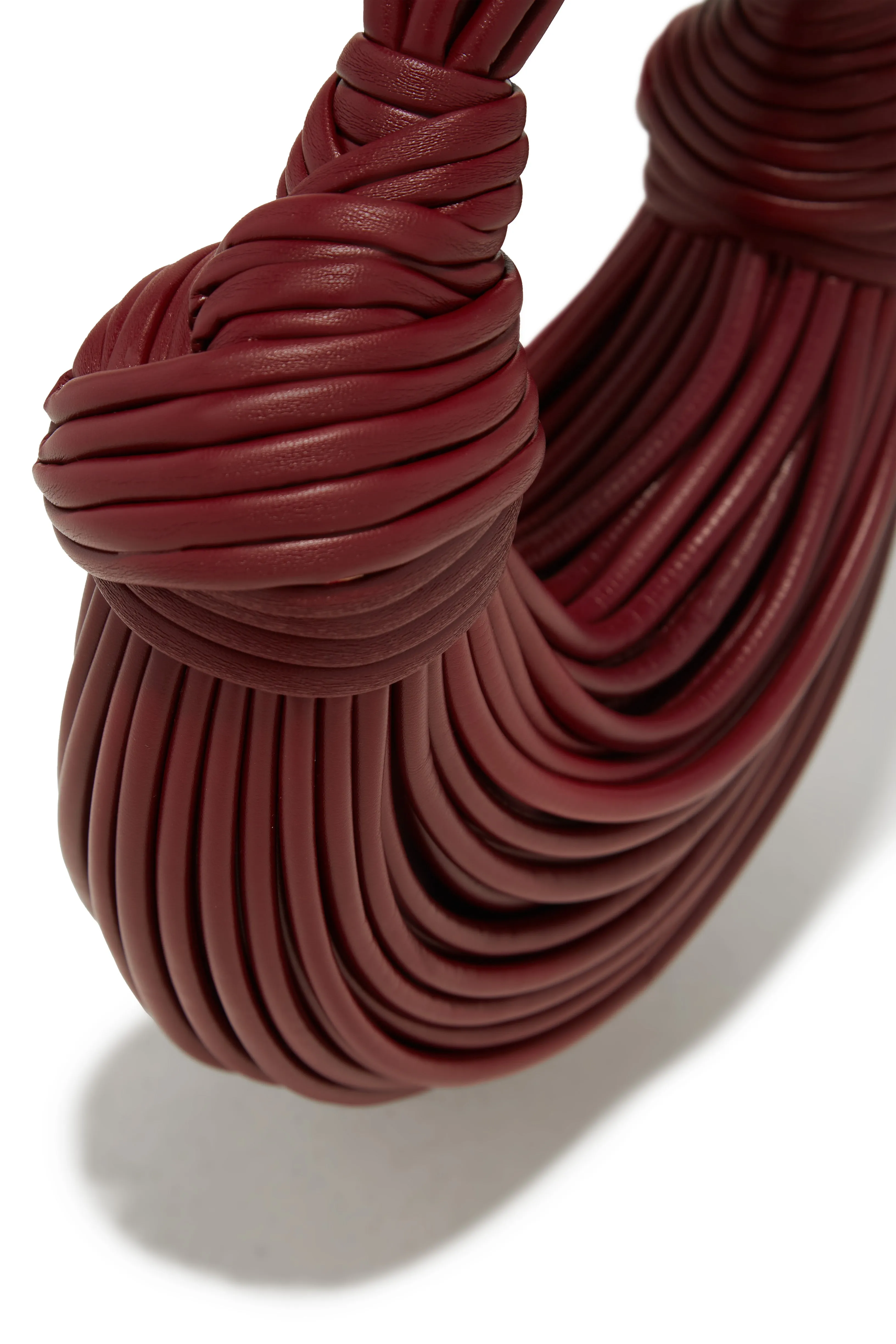 Azelie Double Knot Spaghetti Handbag - Cherry sold by Miss Lola product image thumbnail 4