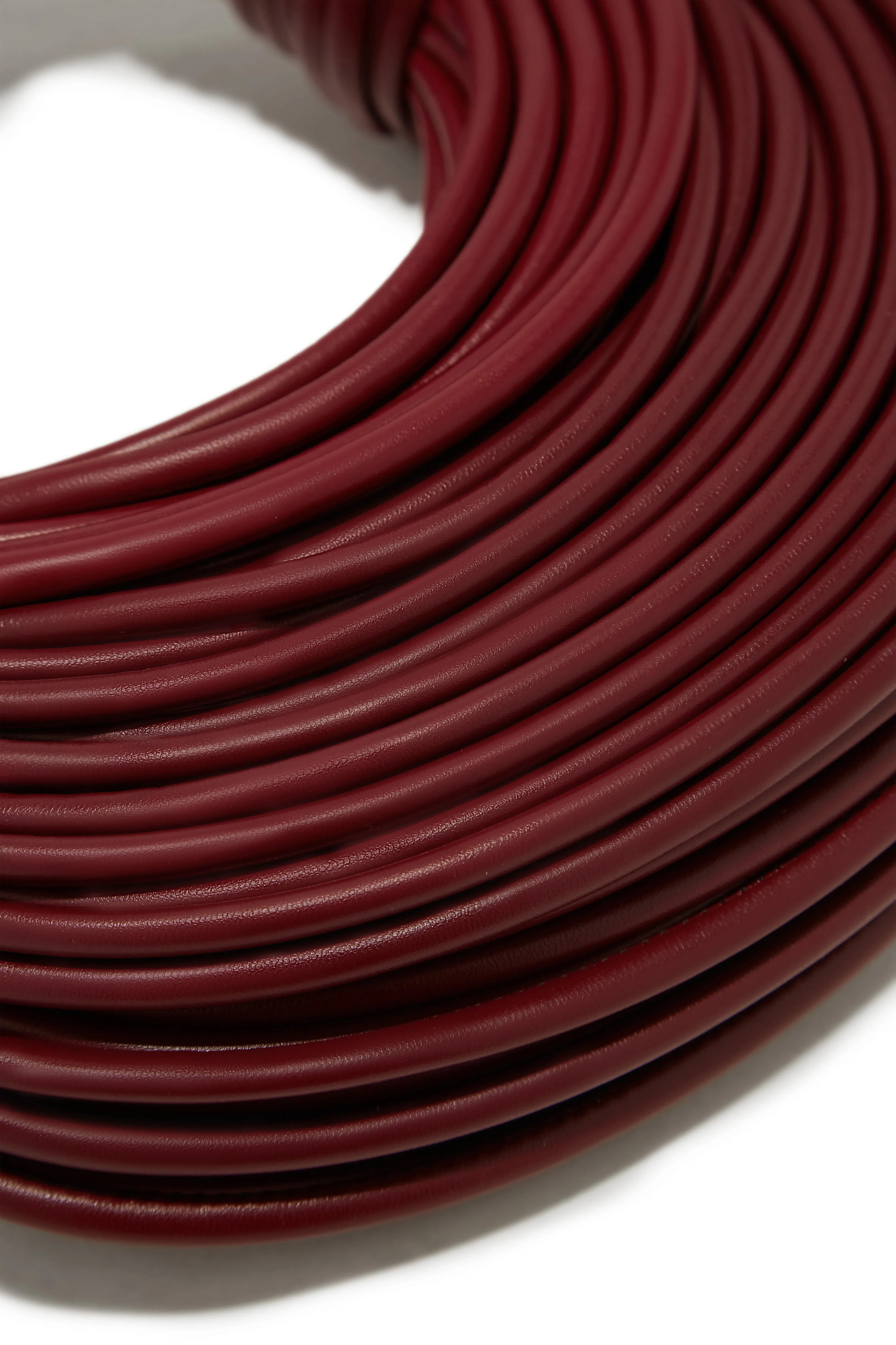 Azelie Double Knot Spaghetti Handbag - Cherry sold by Miss Lola product image thumbnail 5