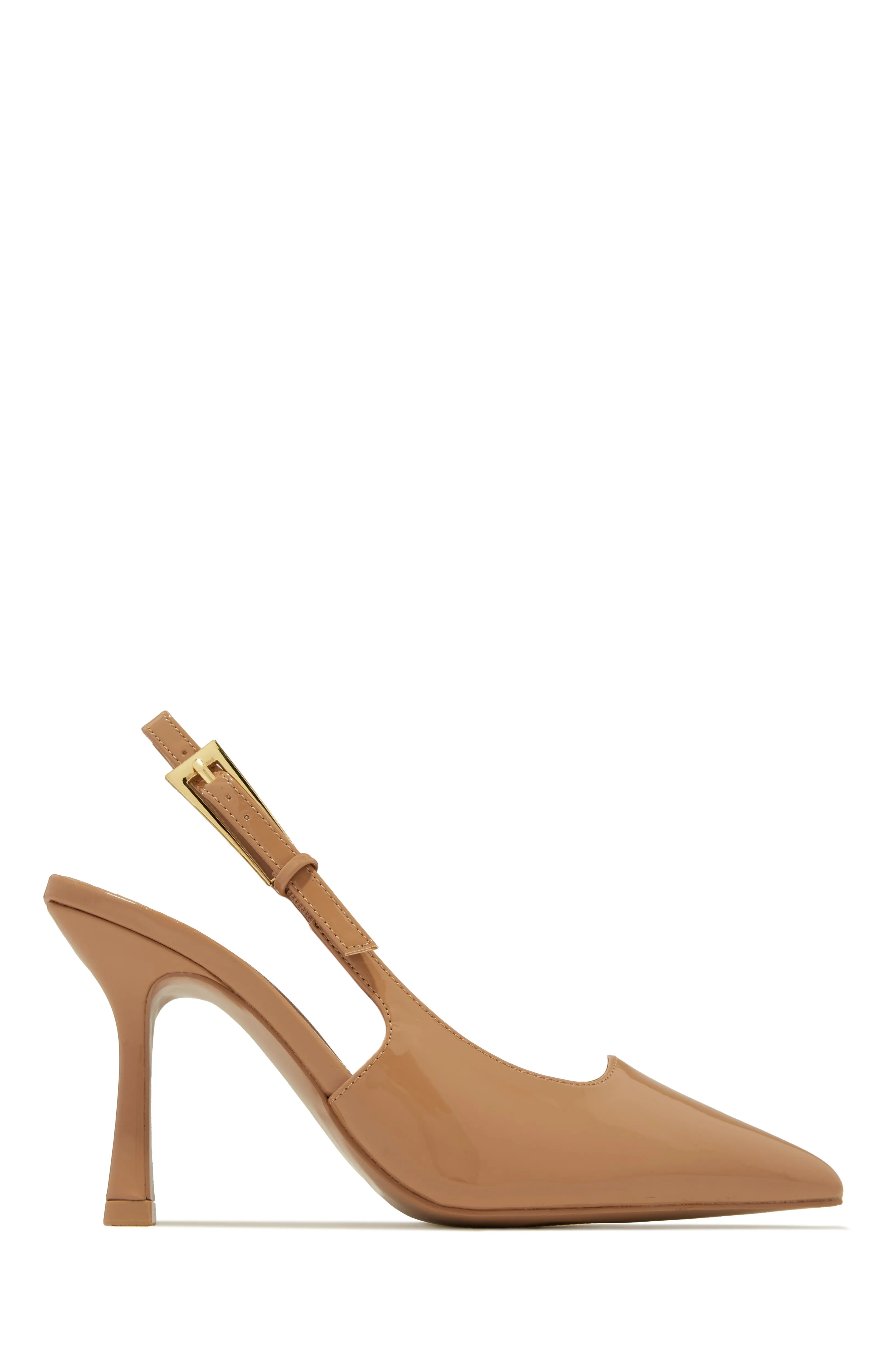 Caroline Slingback Pumps - Nude sold by Miss Lola