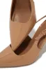 Caroline Slingback Pumps - Nude sold by Miss Lola
