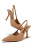 Caroline Slingback Pumps - Nude sold by Miss Lola