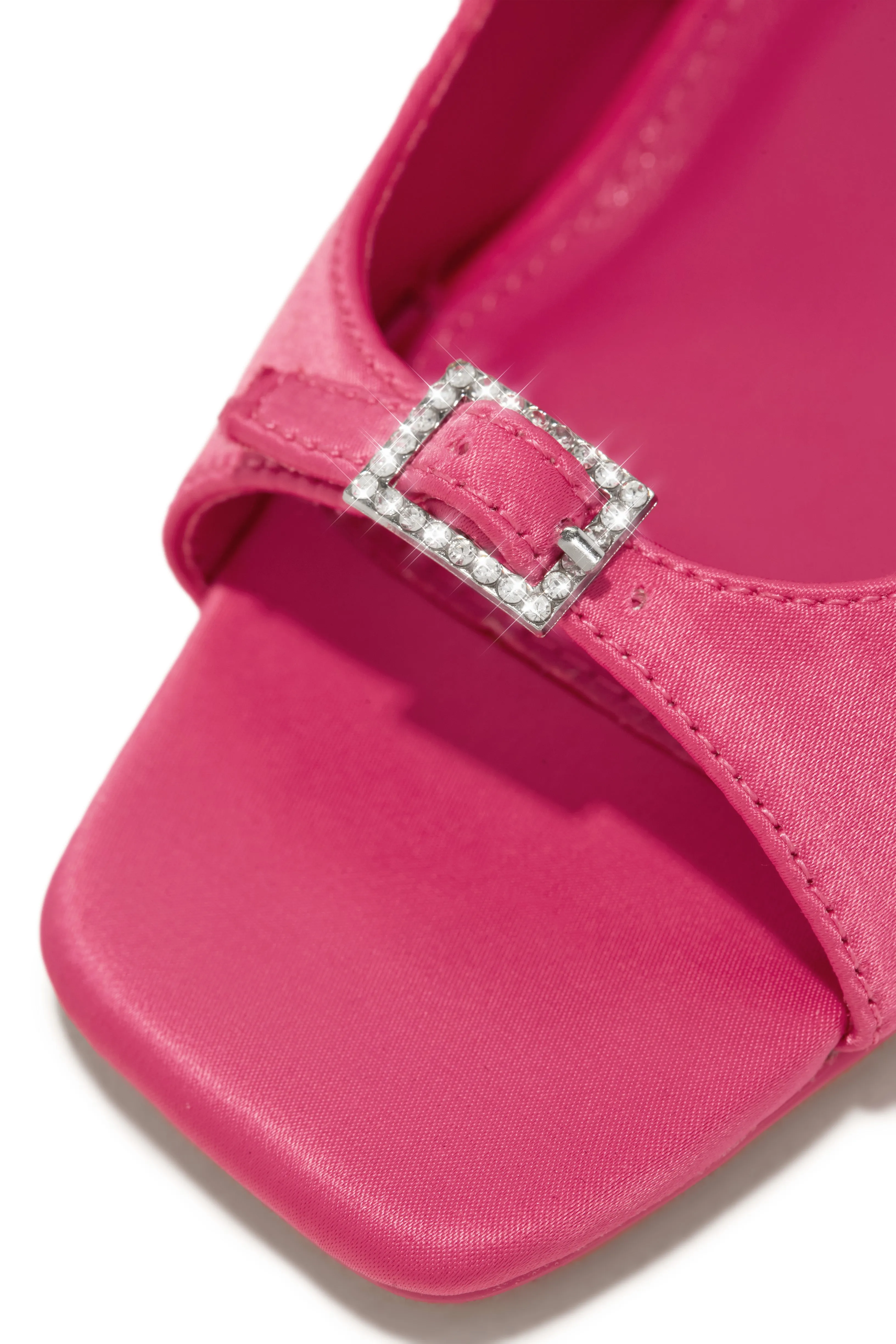 Evie Peep Toe Single Sole Heels - Pink sold by Miss Lola product image thumbnail 4