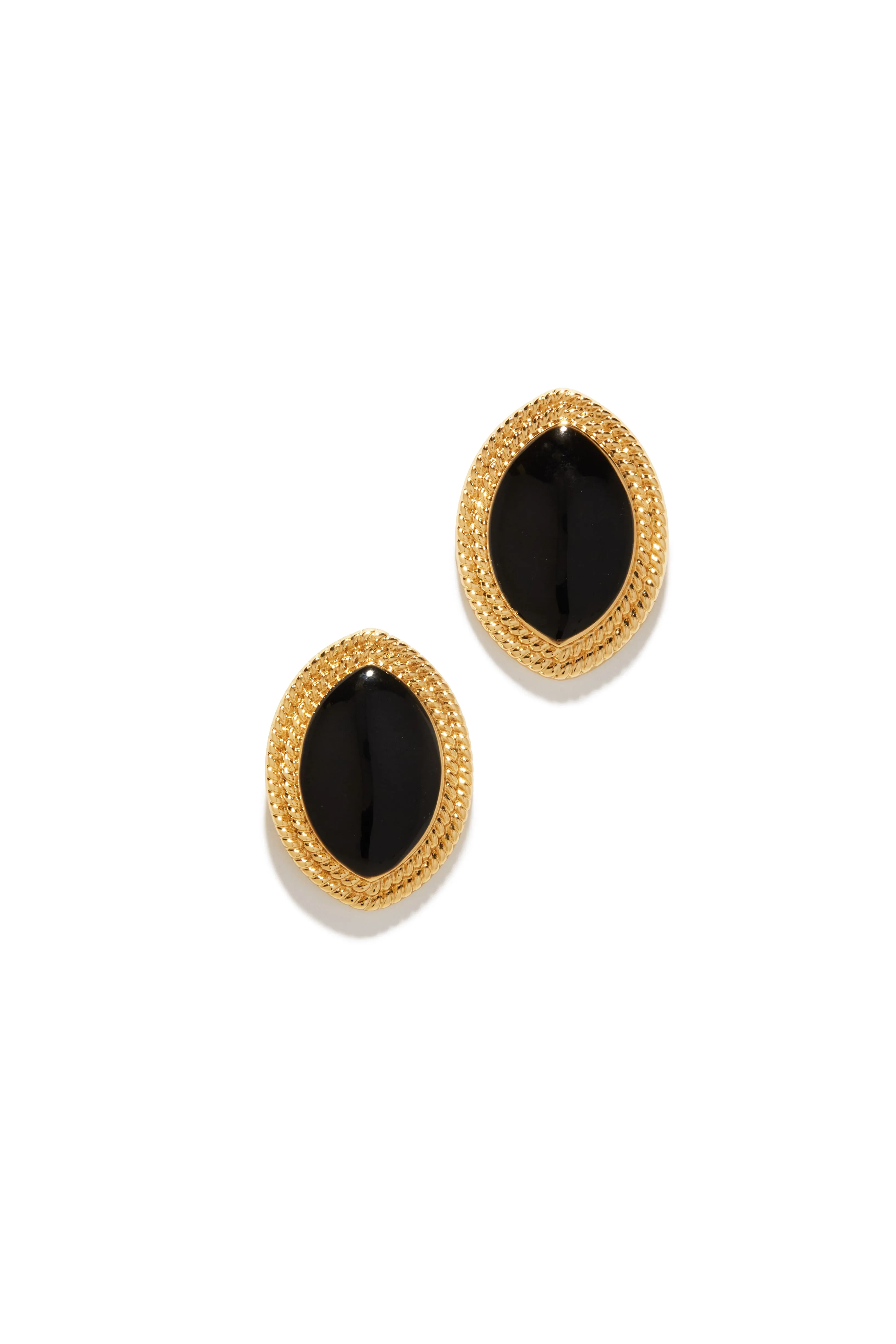 Cecelie Statement Earring - Black sold by Miss Lola product image thumbnail 3