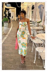Antonia - Green Floral sold by Miss Lola