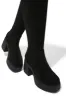 Reezy Over The Knee Platform Block Heel Boots - Black sold by Miss Lola