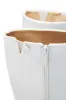 Paula Block Heel Boots - White sold by Miss Lola