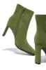Laylah Ankle Boots - Green sold by Miss Lola