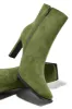 Laylah Ankle Boots - Green sold by Miss Lola
