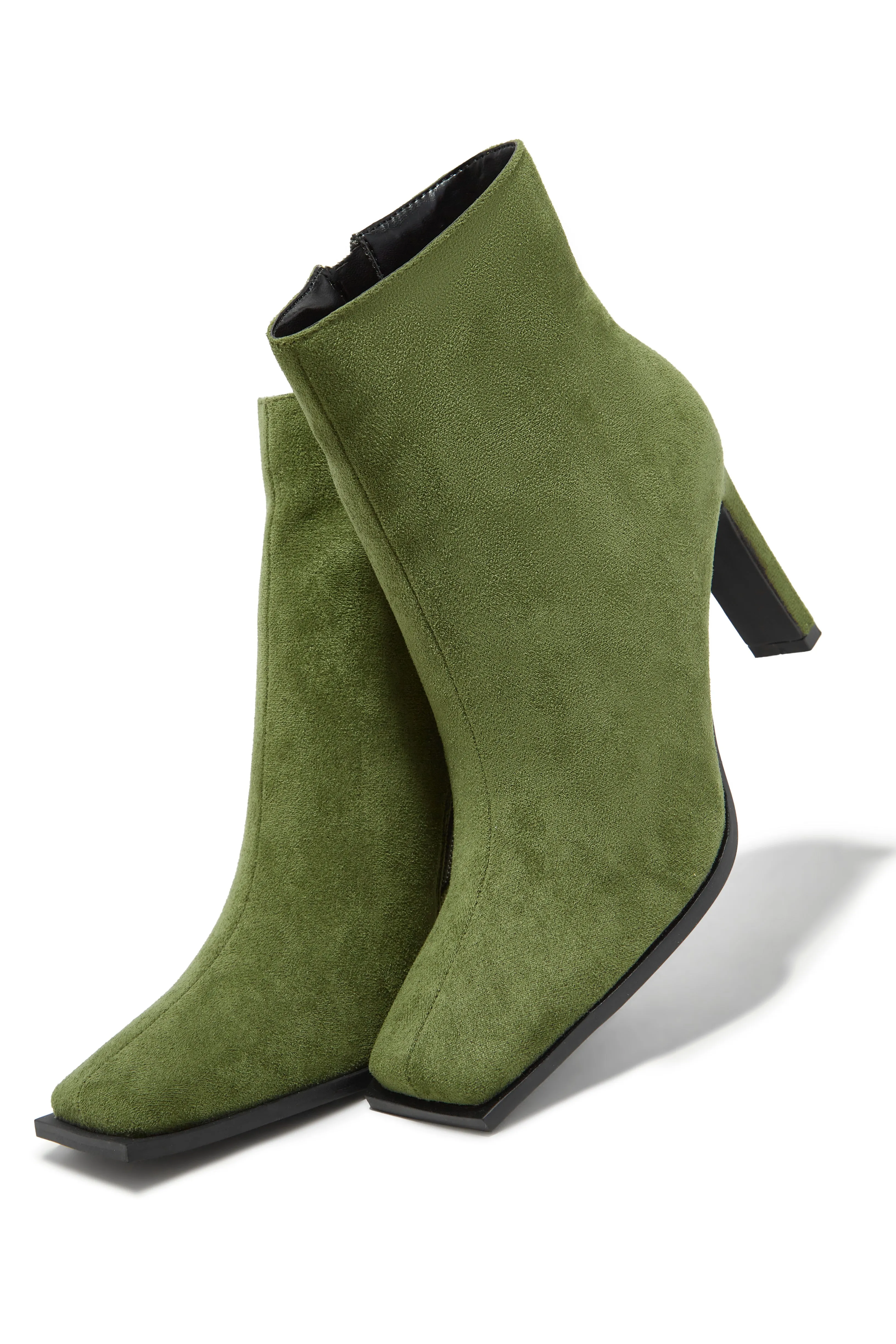 Laylah Ankle Boots - Green sold by Miss Lola product image thumbnail 3