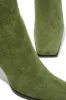 Laylah Ankle Boots - Green sold by Miss Lola