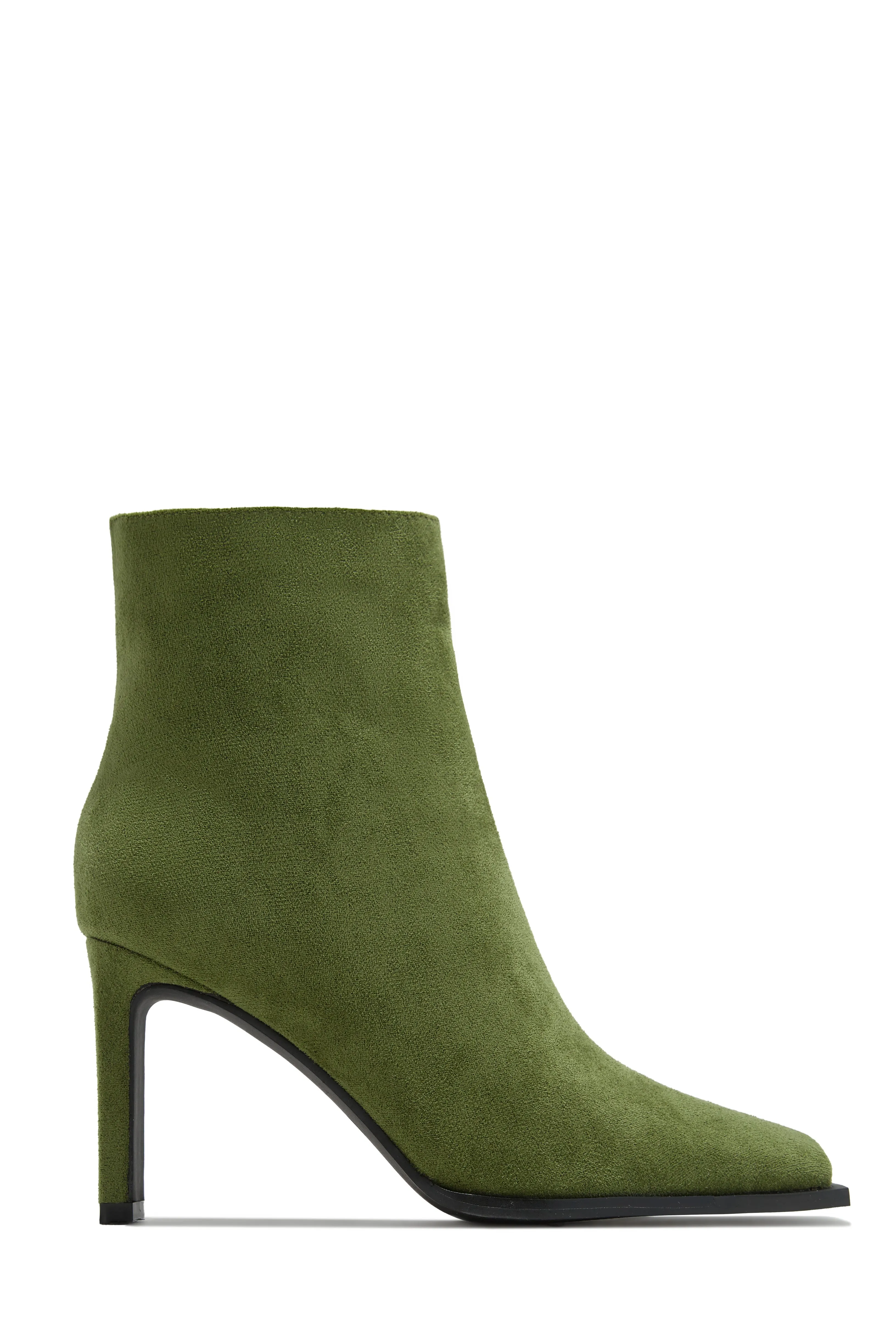 Laylah Ankle Boots - Green sold by Miss Lola