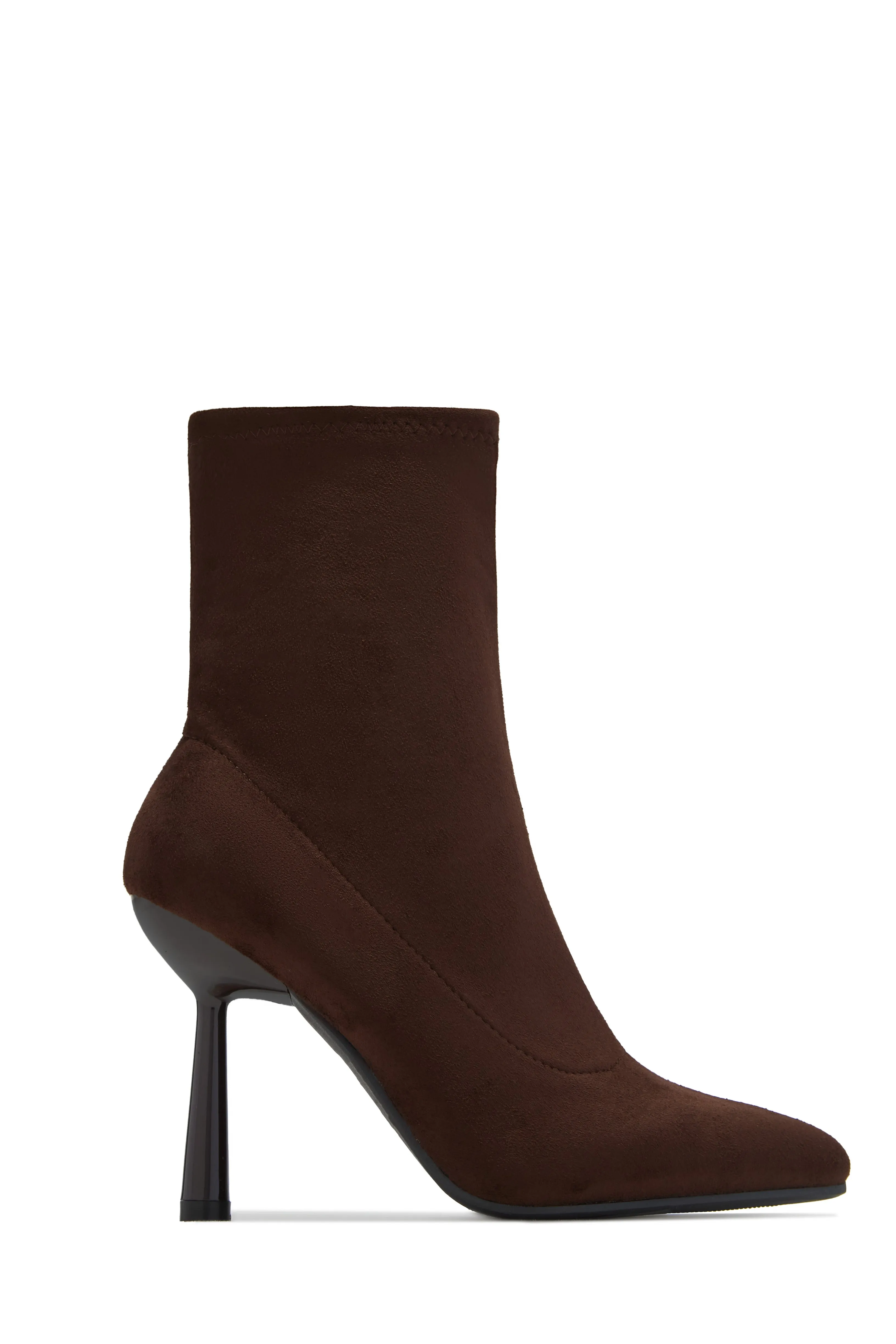 Trin Pointed Toe Ankle Boots - Brown sold by Miss Lola