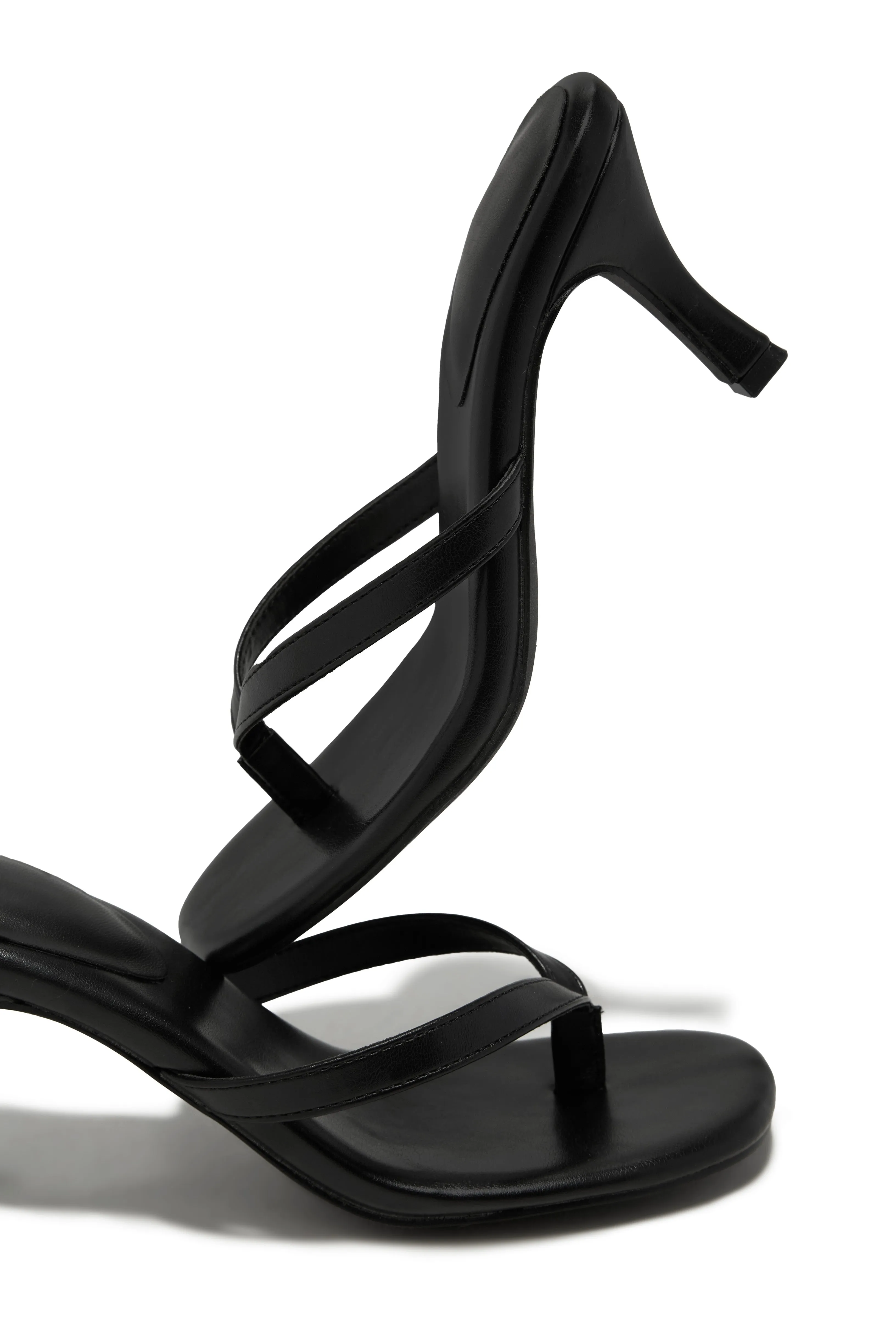 Tania Single Sole Mule Heels - Black sold by Miss Lola product image thumbnail 2