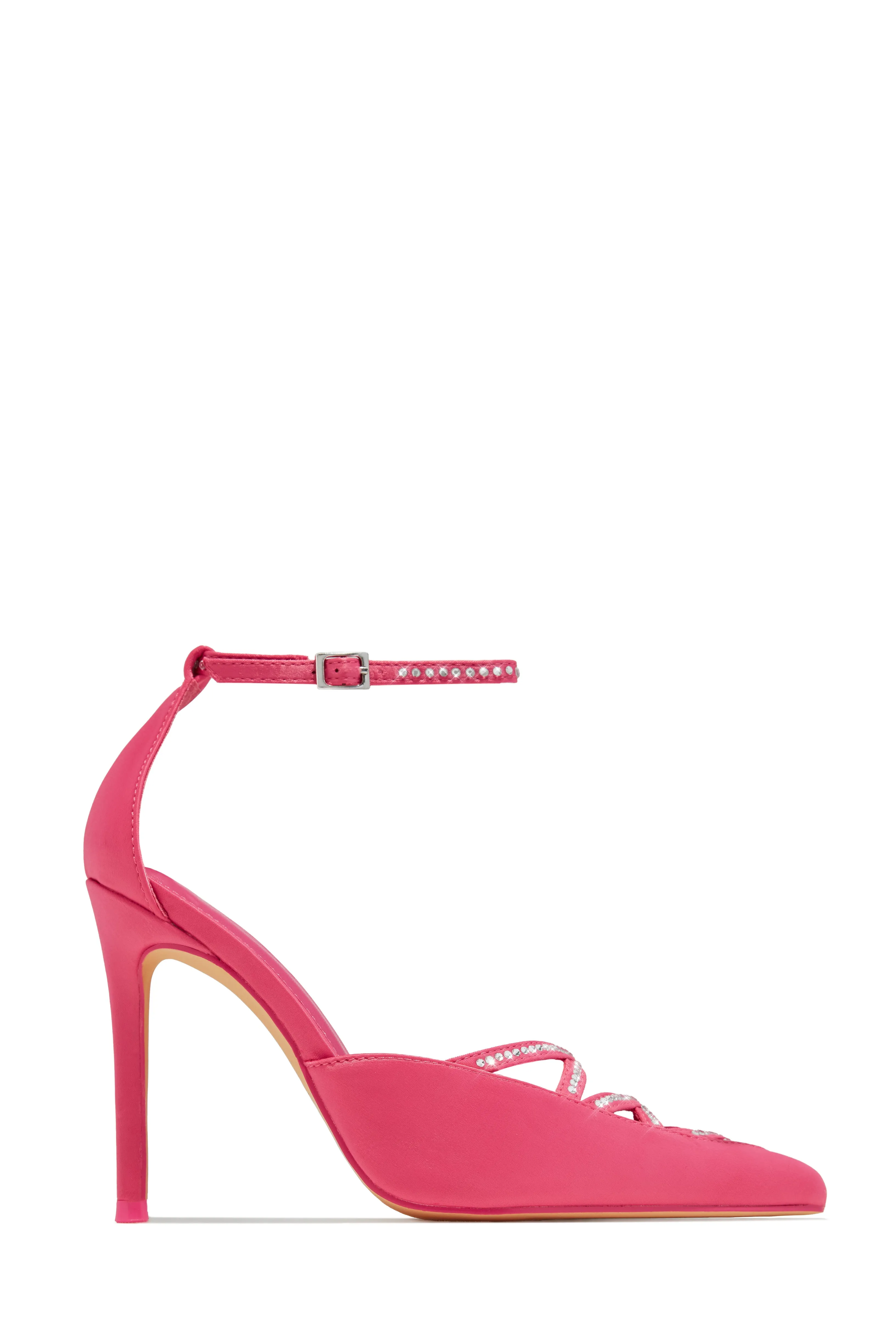 Tanalee Embellished High Heel Pumps - Pink sold by Miss Lola
