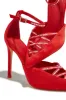 Tanalee Embellished High Heel Pumps - Red sold by Miss Lola