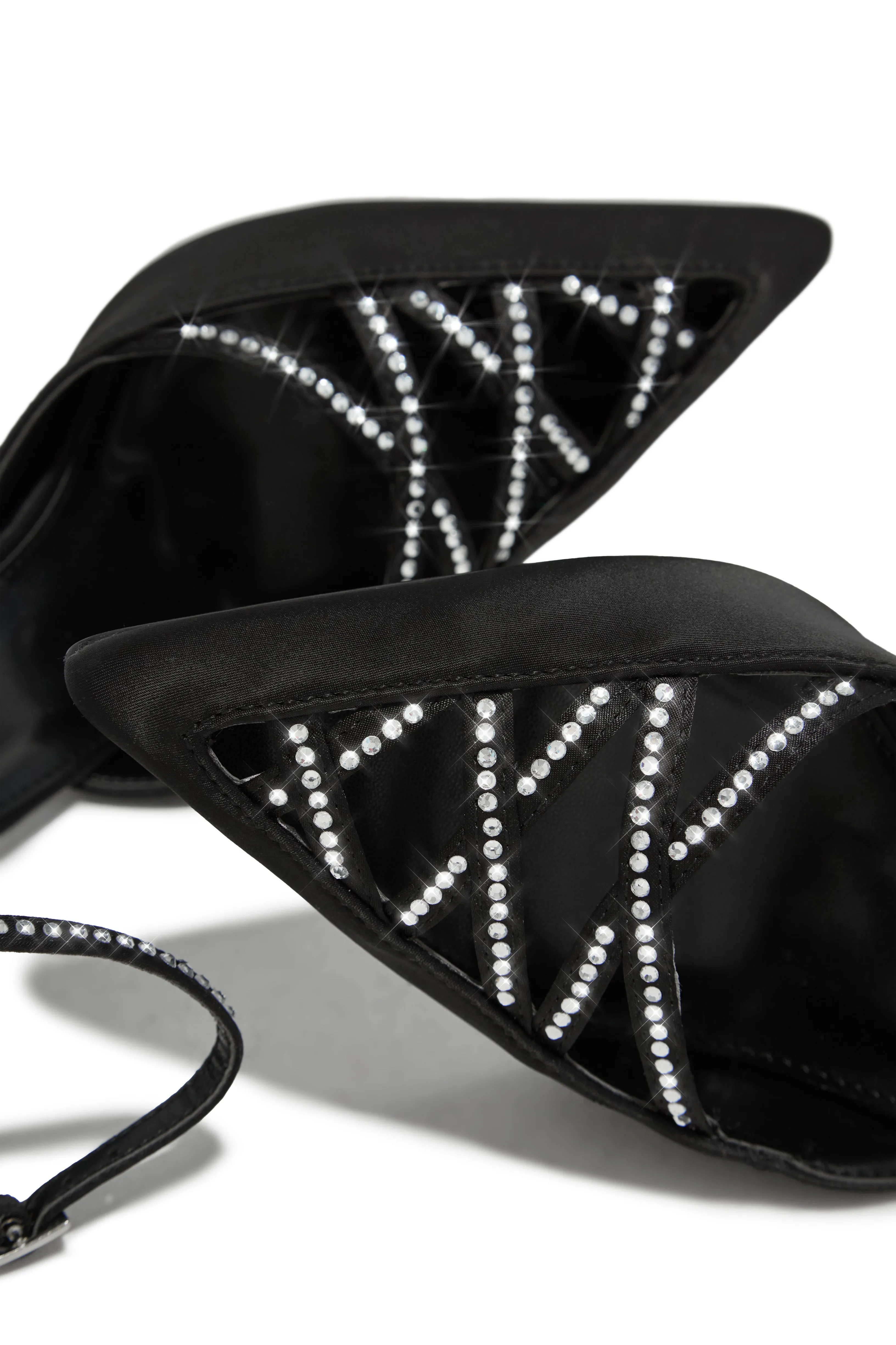 Tanalee Embellished High Heel Pumps - Black sold by Miss Lola product image thumbnail 4