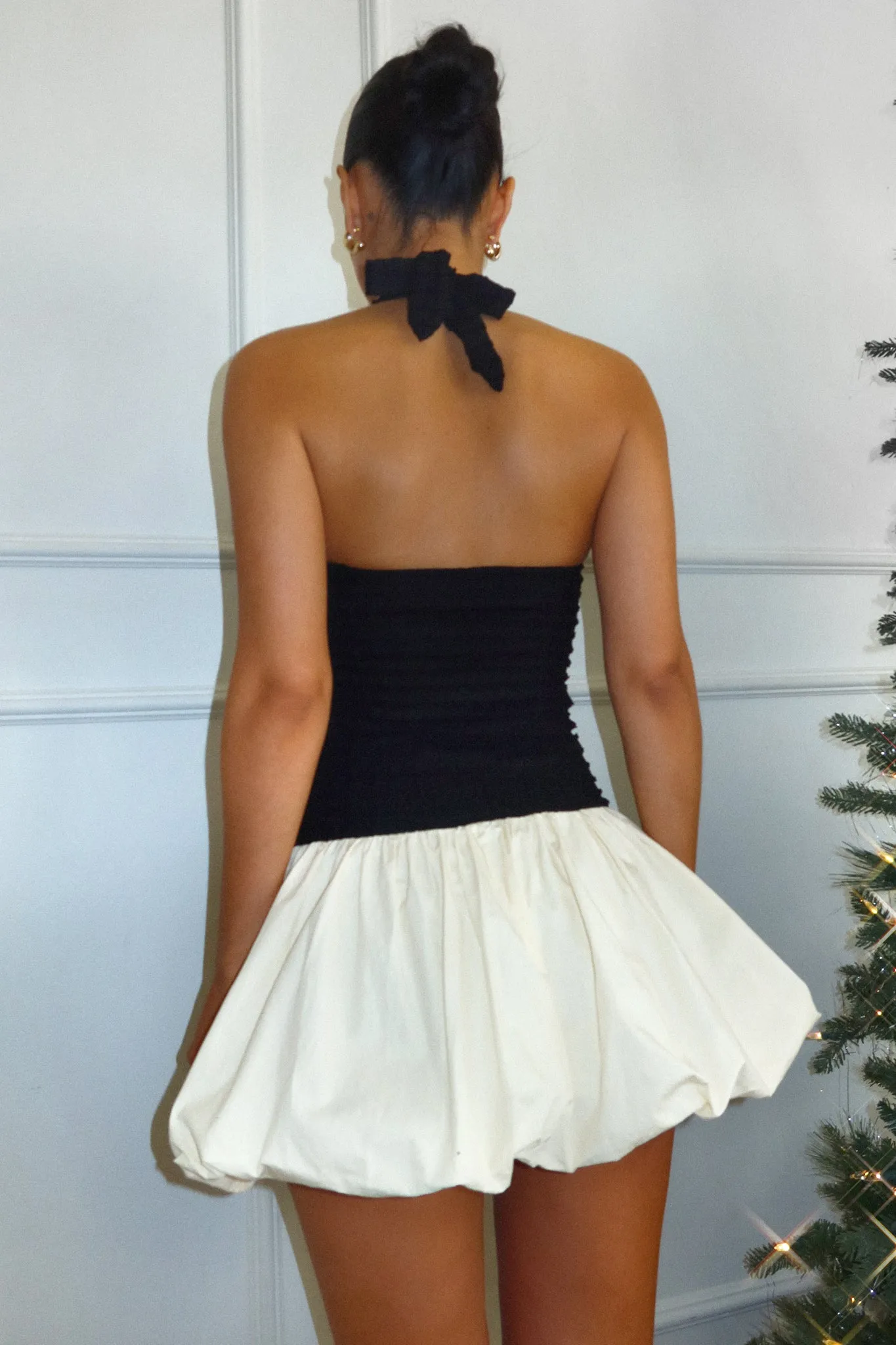 Alessia Mini Bubble Dress - Black sold by Miss Lola product image thumbnail 5