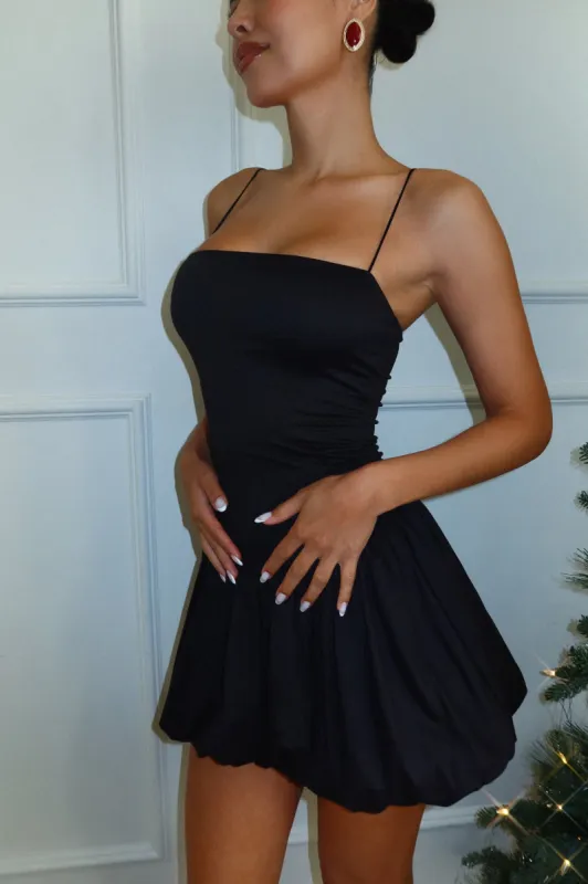 Mya Mini Bubble Dress - Black sold by Miss Lola