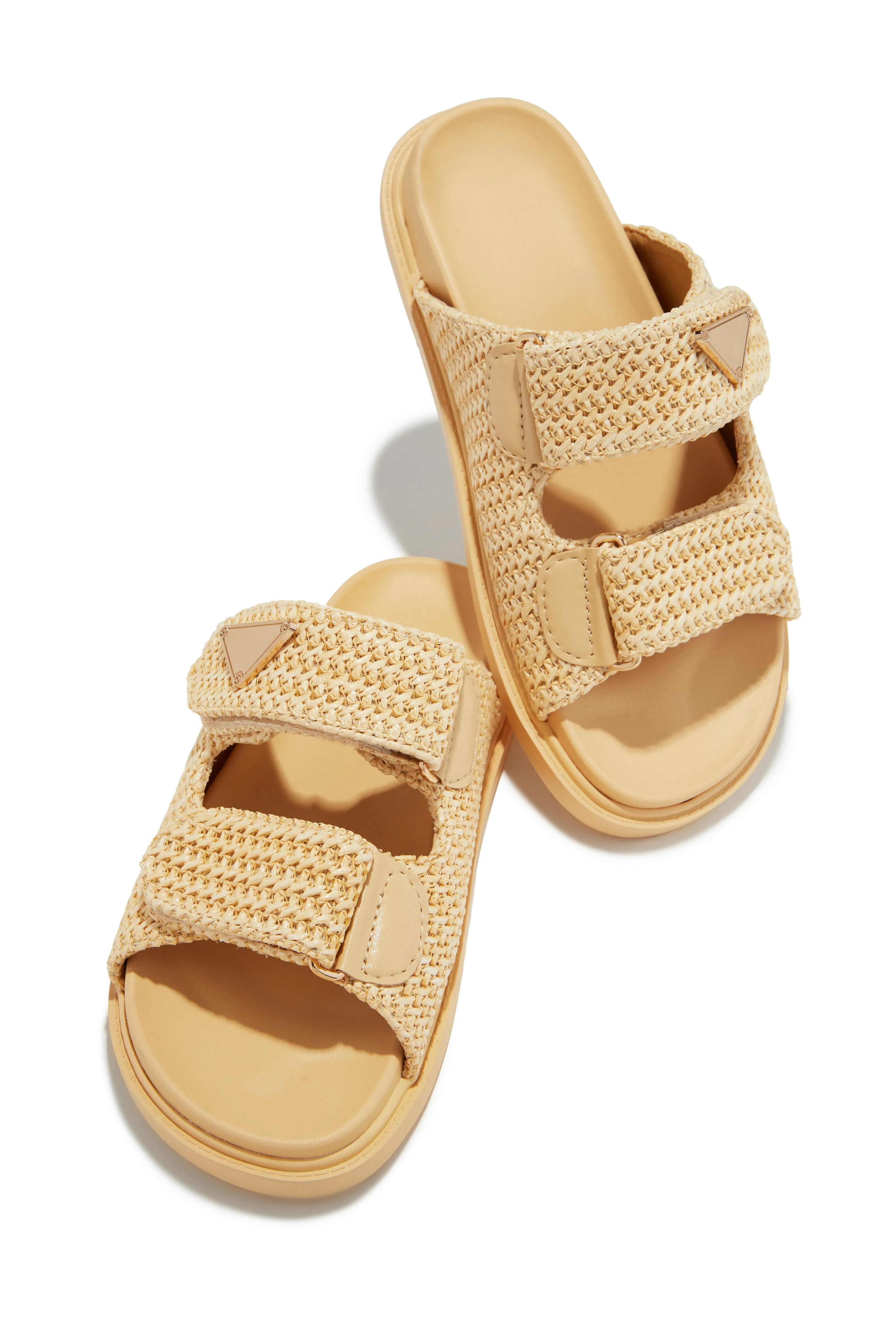 Navia Chunky Slip On Sandals - Natural sold by Miss Lola product image thumbnail 5