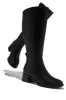 Stephany Wide Calf Knee High Boots - Black sold by Miss Lola