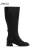 Stephany Wide Calf Knee High Boots - Black sold by Miss Lola