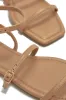 Bali Beach Flat Sandals - Nude sold by Miss Lola
