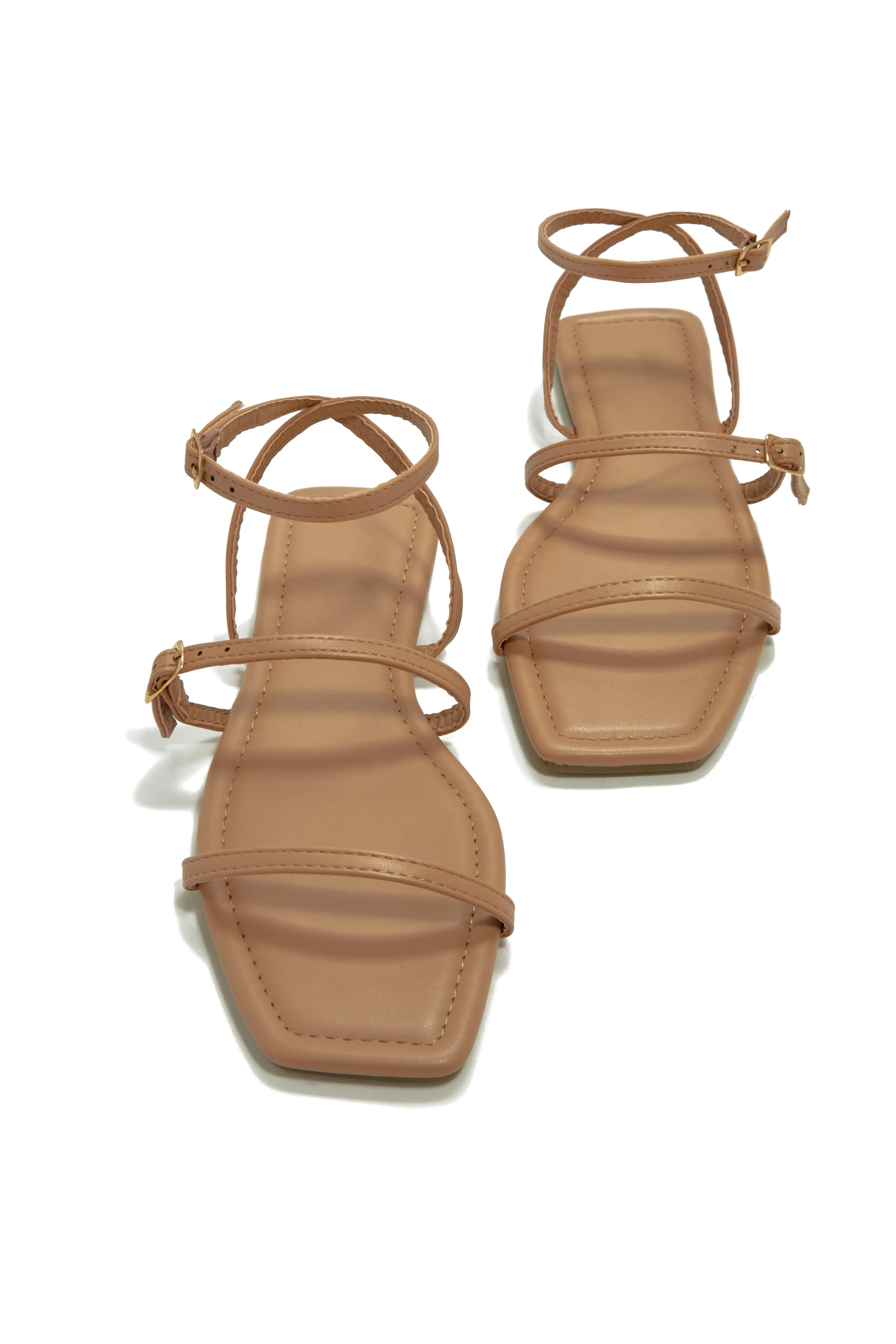 Bali Beach Flat Sandals - Nude sold by Miss Lola