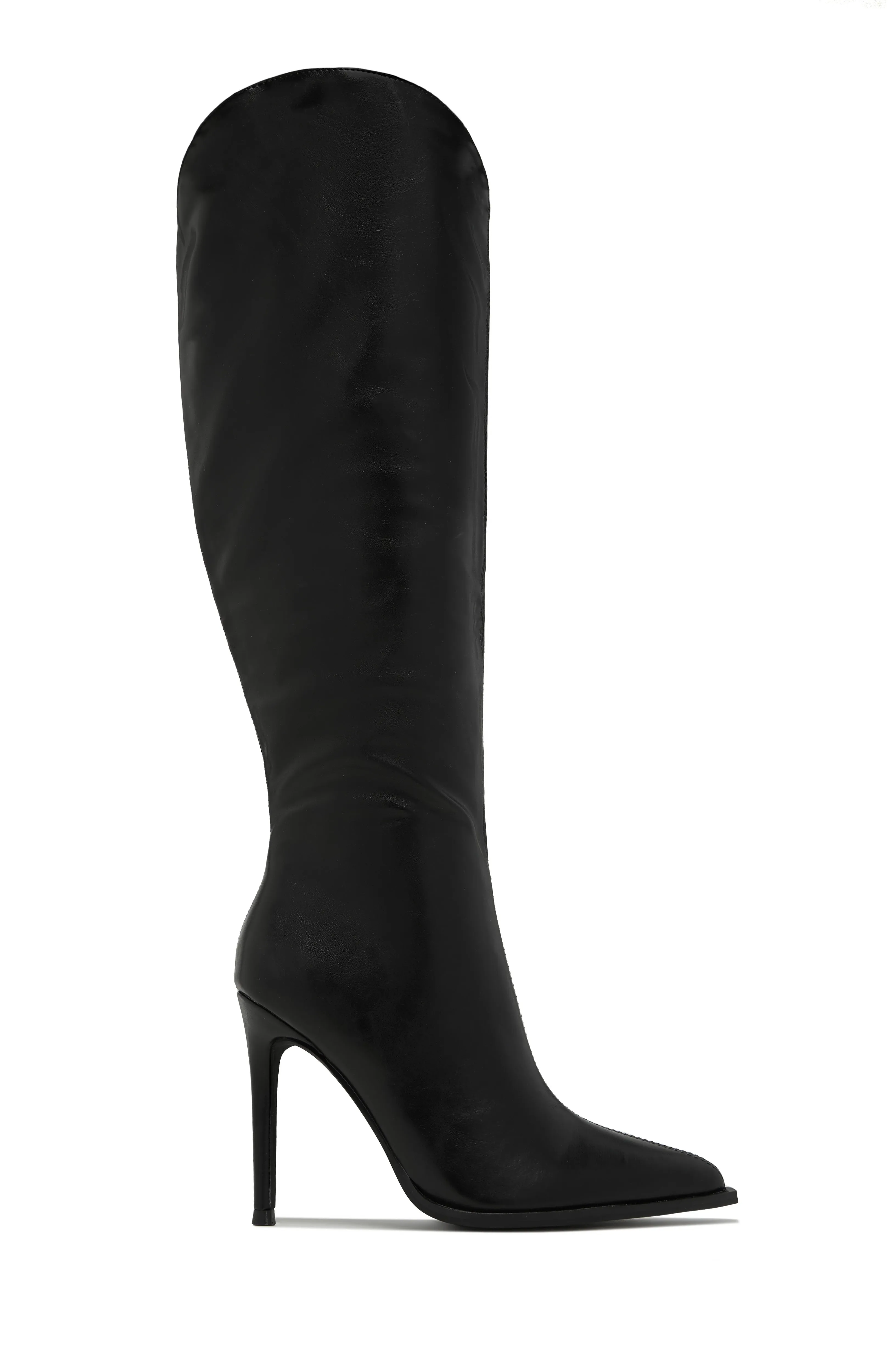 Dakota High Heel Boots - Black sold by Miss Lola product image thumbnail 2