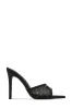 Kari Embellished High Heel Mules - Black sold by Miss Lola