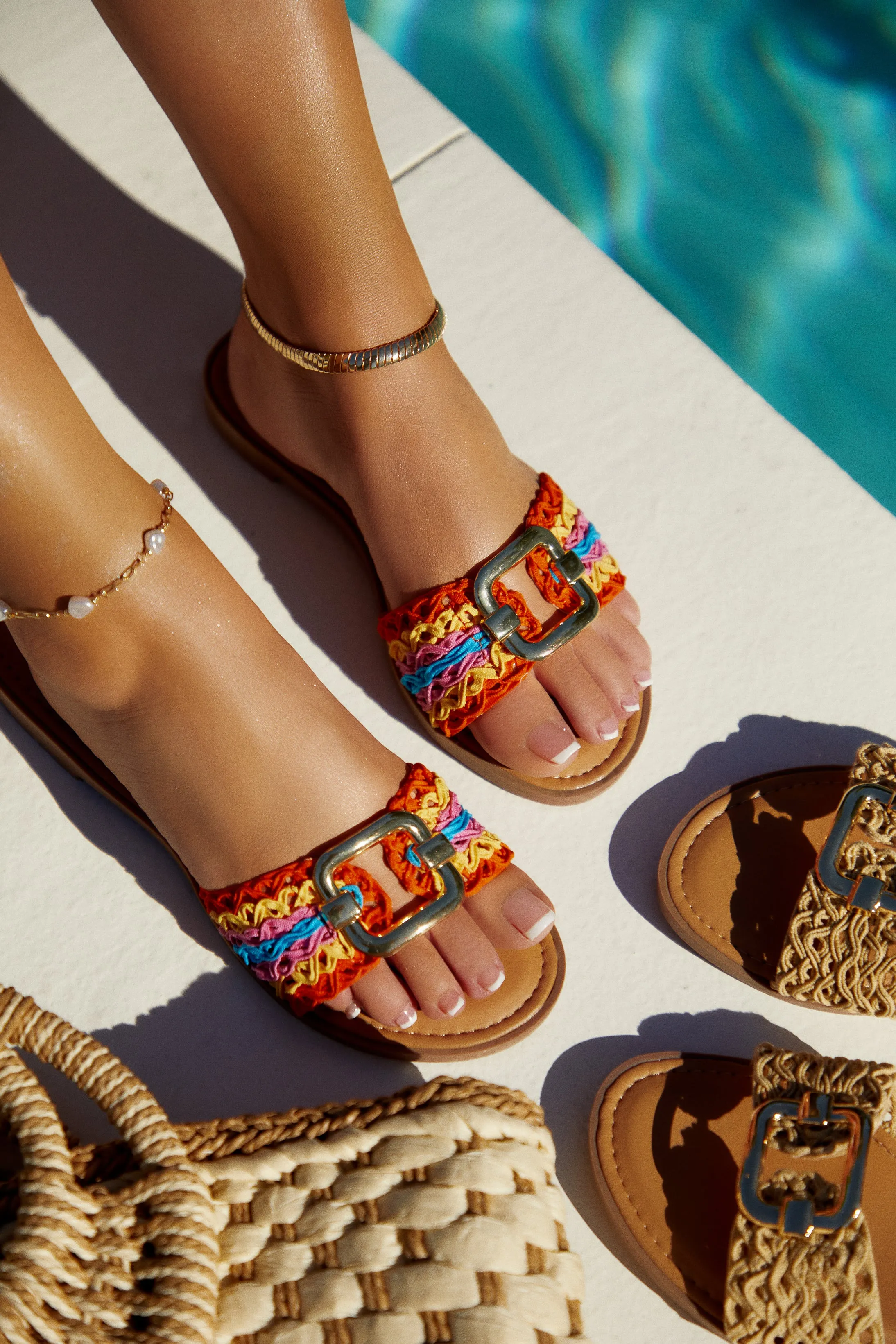 Acapulco Slip On Sandals - Multi sold by Miss Lola product image thumbnail 2