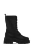 Jianna Lace Up Combat Boots - Black sold by Miss Lola