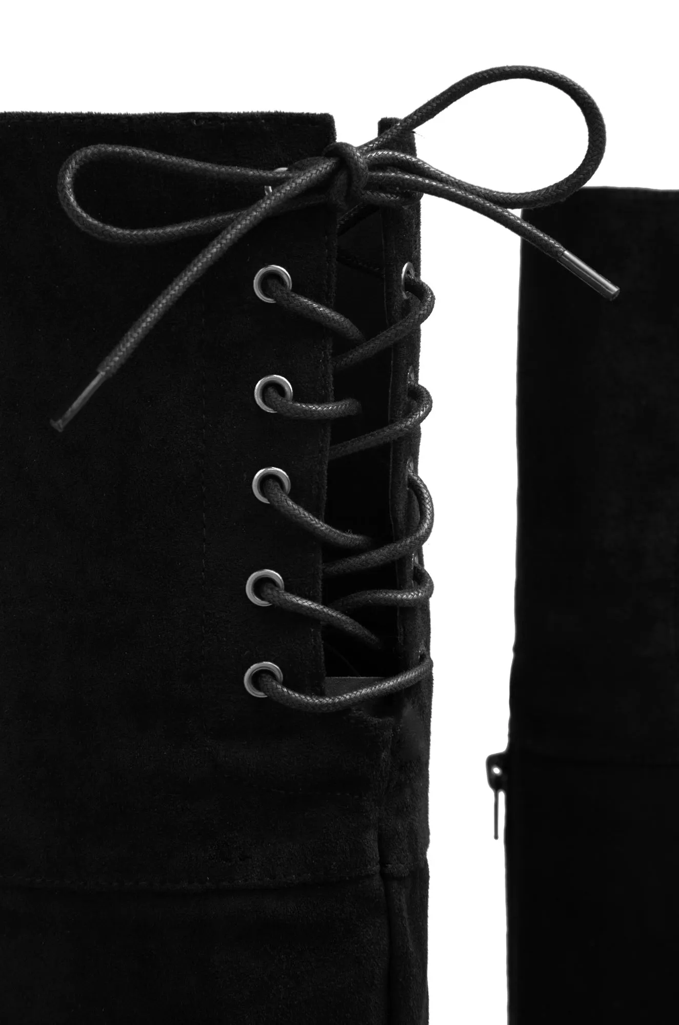 Roadie Over The Knee Block Heel Boots - Black sold by Miss Lola product image thumbnail 2