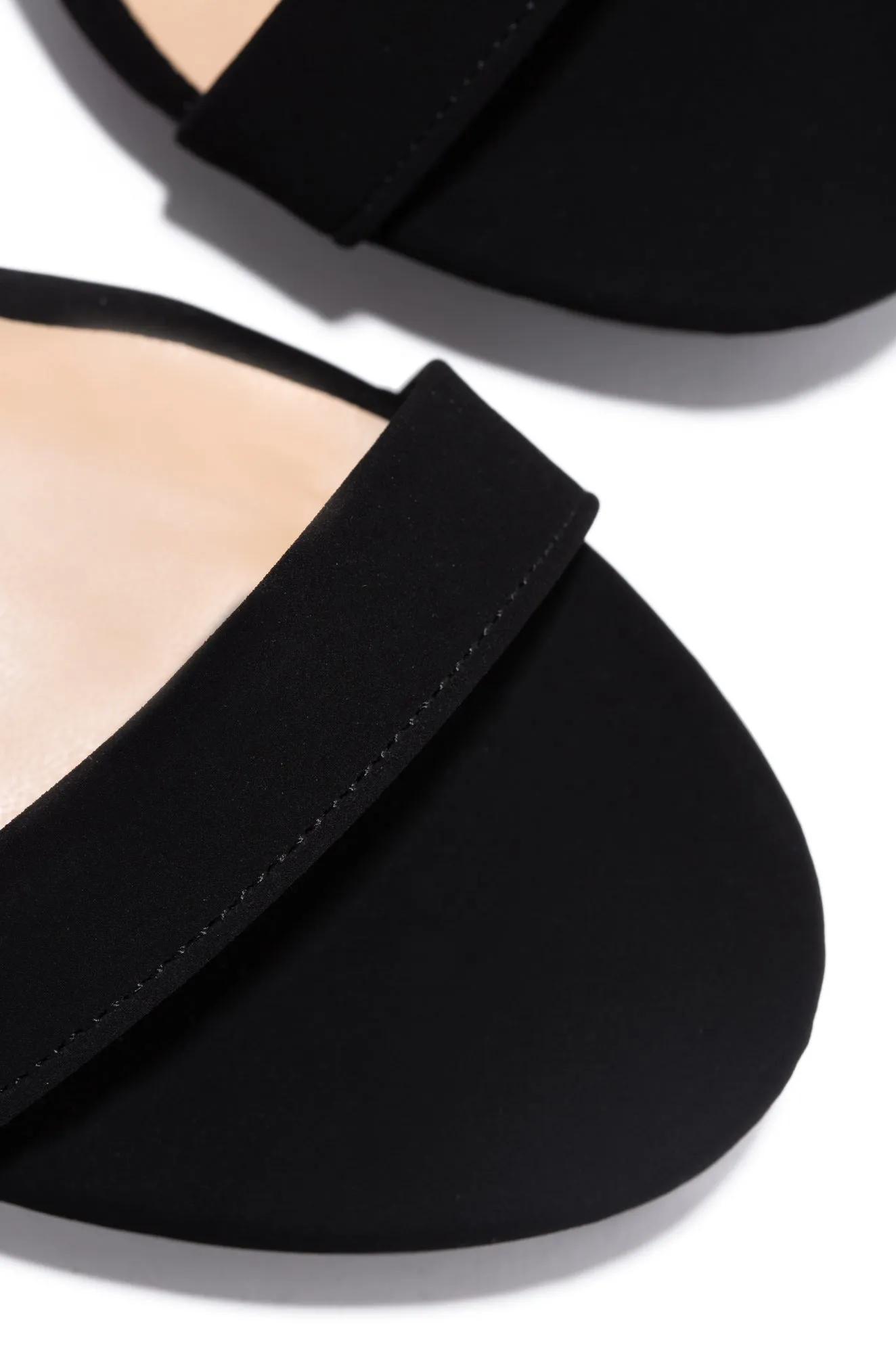 New View Block High Heels - Black sold by Miss Lola product image thumbnail 5